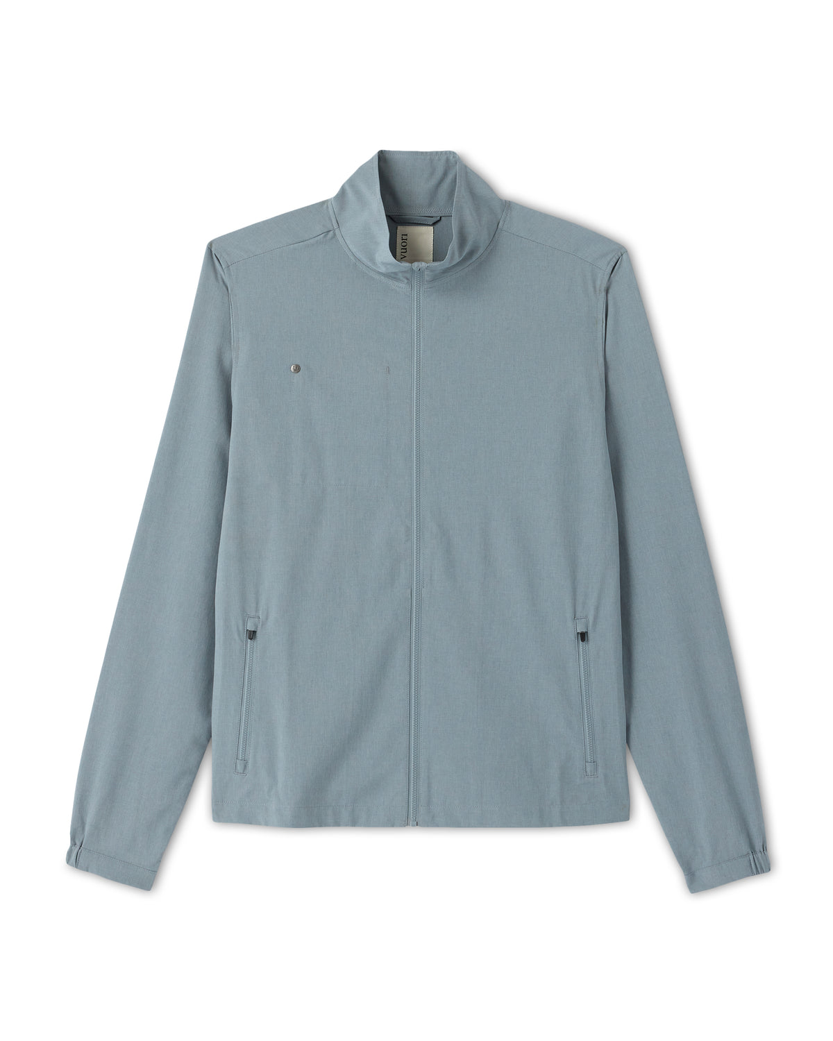 Venture Track Jacket Dusty Blue Linen Texture | Vuori For sale