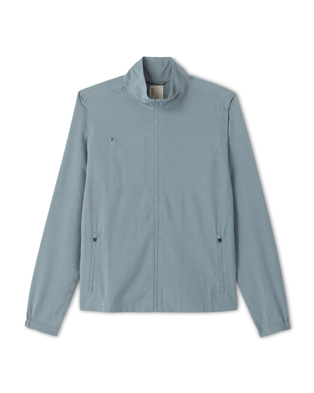 Venture Track Jacket Dusty Blue Linen Texture | Vuori For sale
