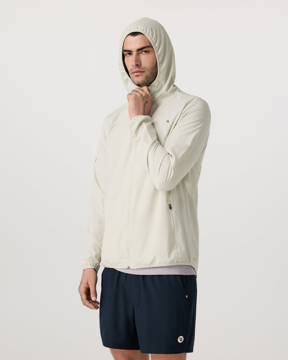 Outdoor Trainer Shell Men's Winter Grey Hooded Jacket | Vuori Online