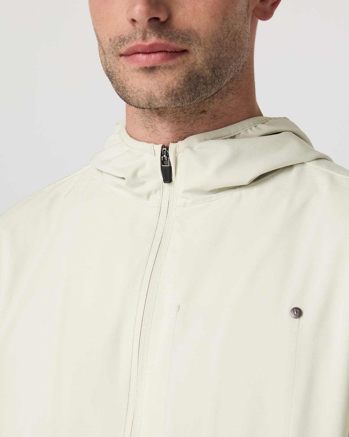 Outdoor Trainer Shell Men's Winter Grey Hooded Jacket | Vuori Online