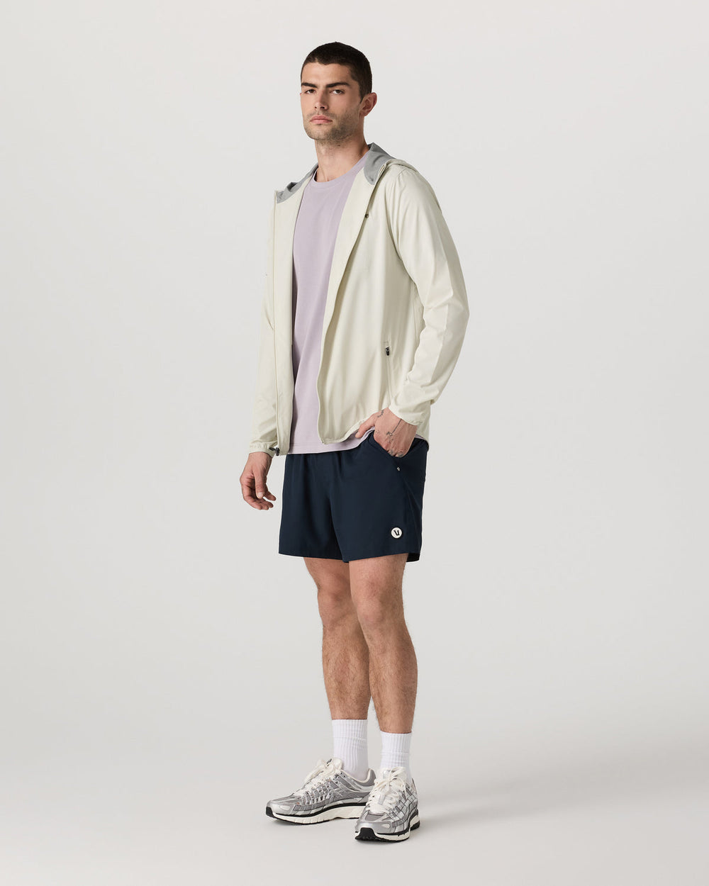 Outdoor Trainer Shell Men's Winter Grey Hooded Jacket | Vuori Online