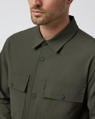 Lawson Tech Shirt Jacket Oregano | Vuori Clothing