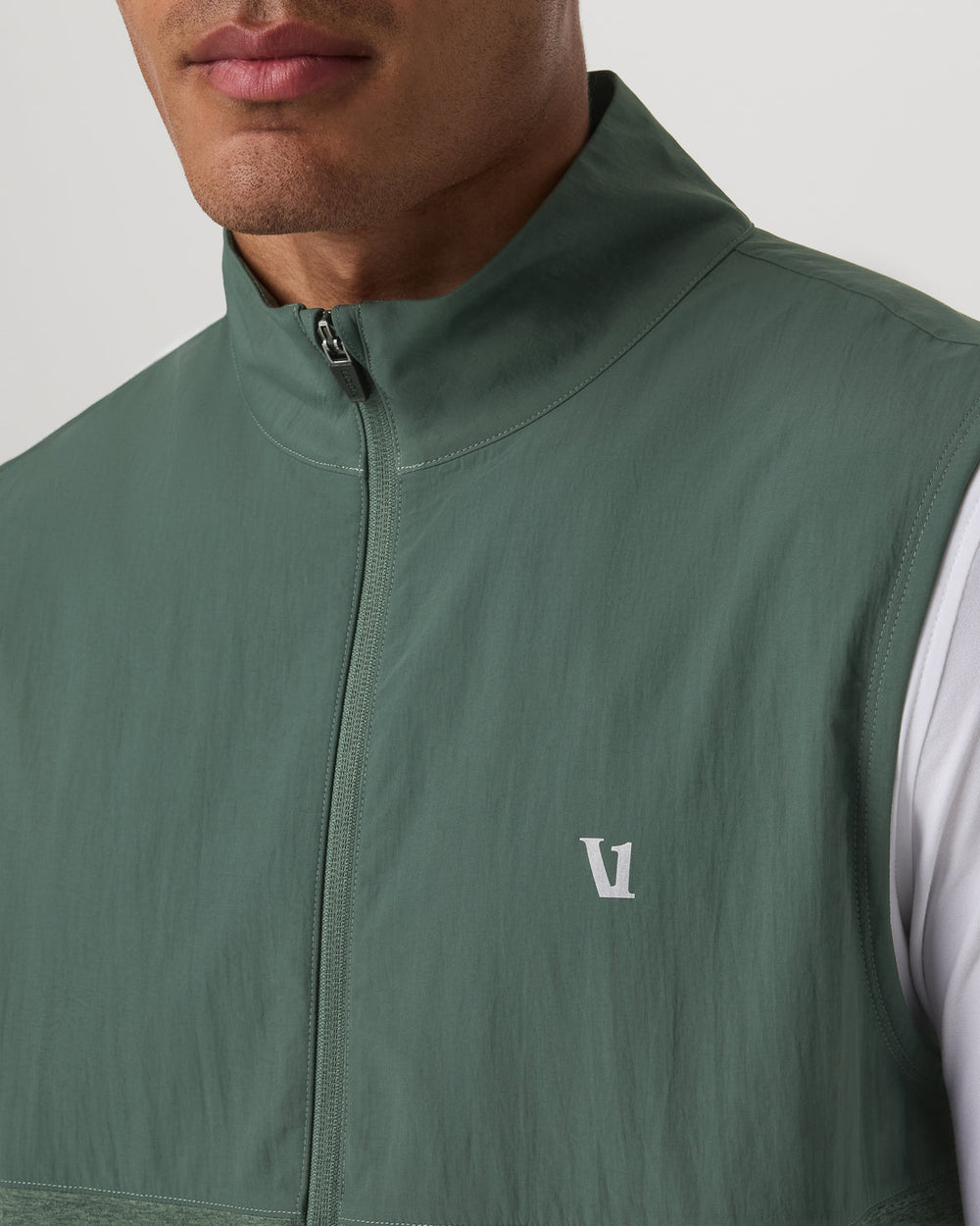 Sunday Element Vest Men's Agate Green Heather Vest | Vuori Discount