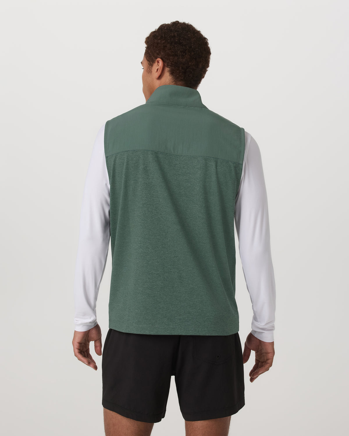Sunday Element Vest Men's Agate Green Heather Vest | Vuori Discount