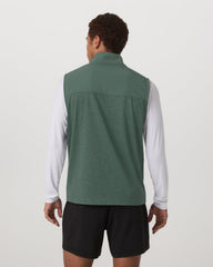 Sunday Element Vest Men's Agate Green Heather Vest | Vuori Discount