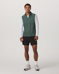Sunday Element Vest Men's Agate Green Heather Vest | Vuori Discount