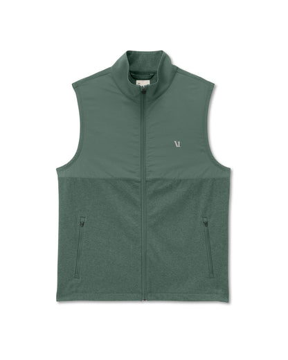Sunday Element Vest Men's Agate Green Heather Vest | Vuori Discount