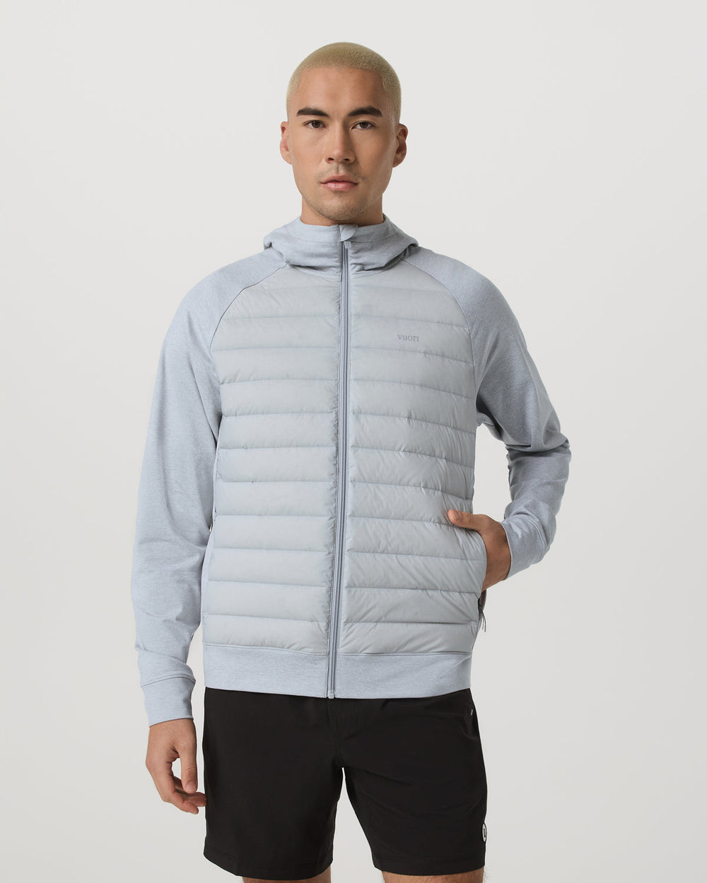 Steadfast Insulated Hybrid Men's Sea Fog Jacket | Vuori Sale