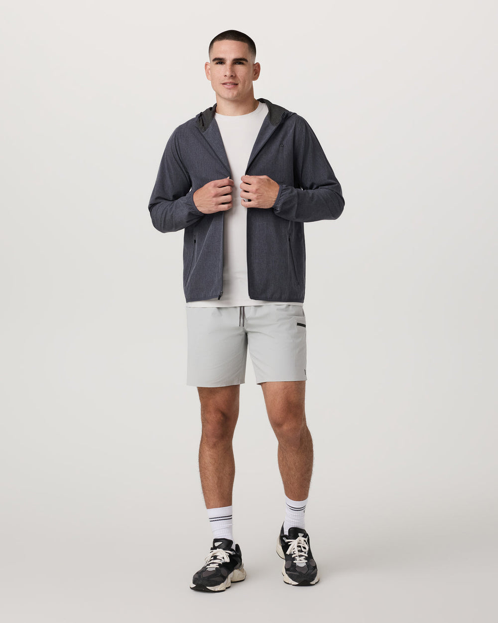Outdoor Trainer Shell Men's Moonlight Hooded Jacket | Vuori Online