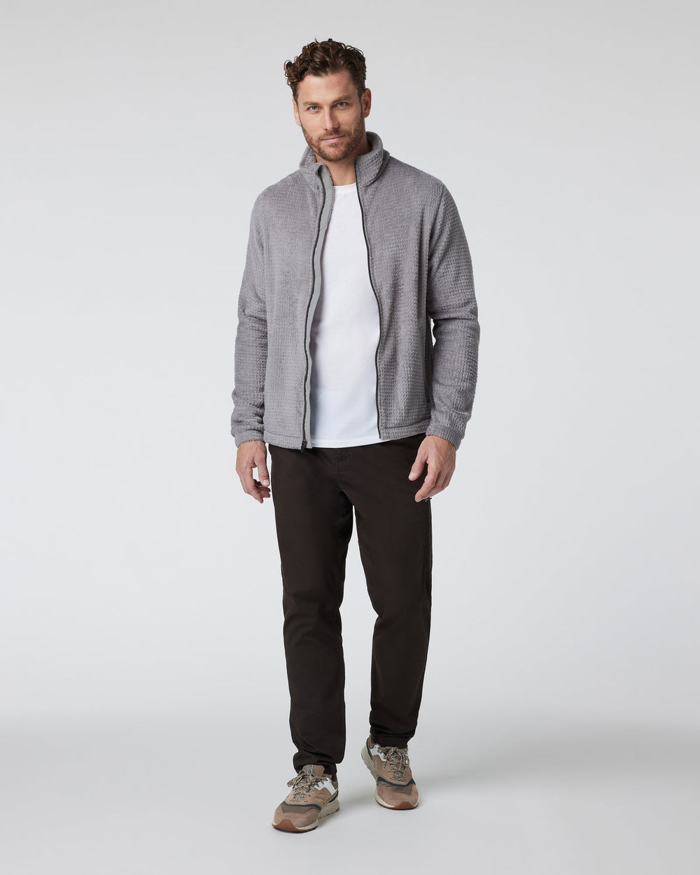 Fairfield Full Zip Jacket Shiitake Fleece Jacket | Vuori Outlet