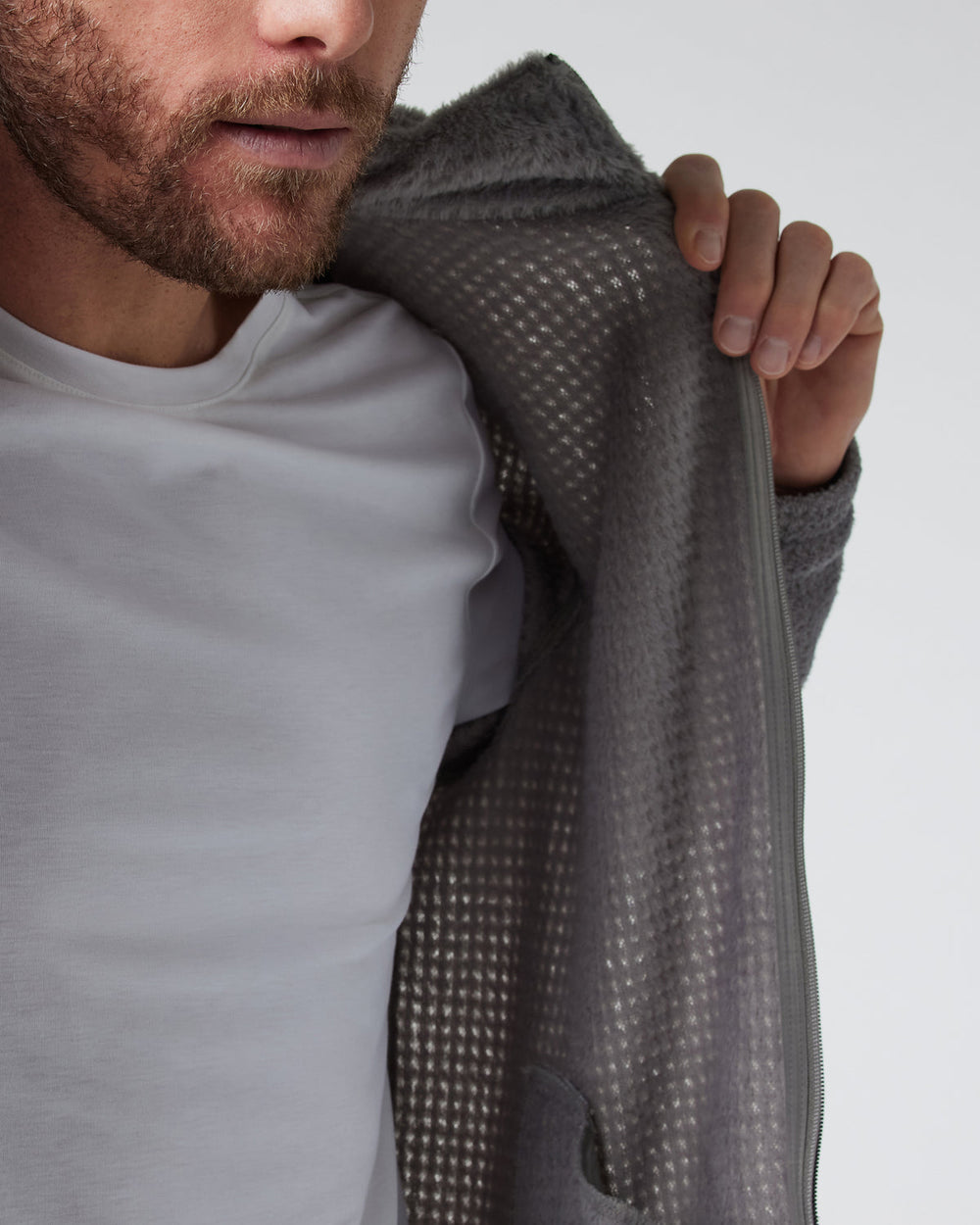 Fairfield Full Zip Jacket Shiitake Fleece Jacket | Vuori Outlet