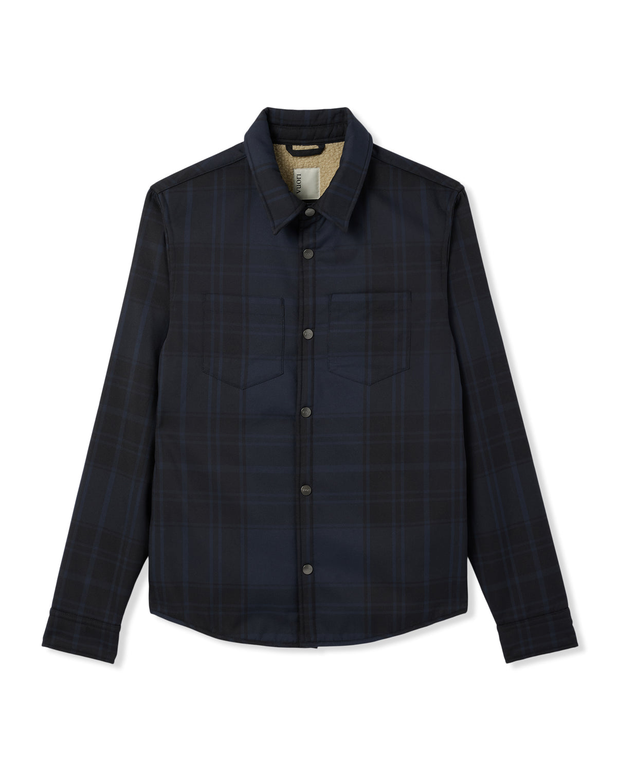 Coastside Shirt Jacket Men's Navy Fleece Shirt Jacket | Vuori US