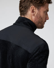 Fairfield Full Zip Jacket Men's Black Fleece Jacket | Vuori Clothing