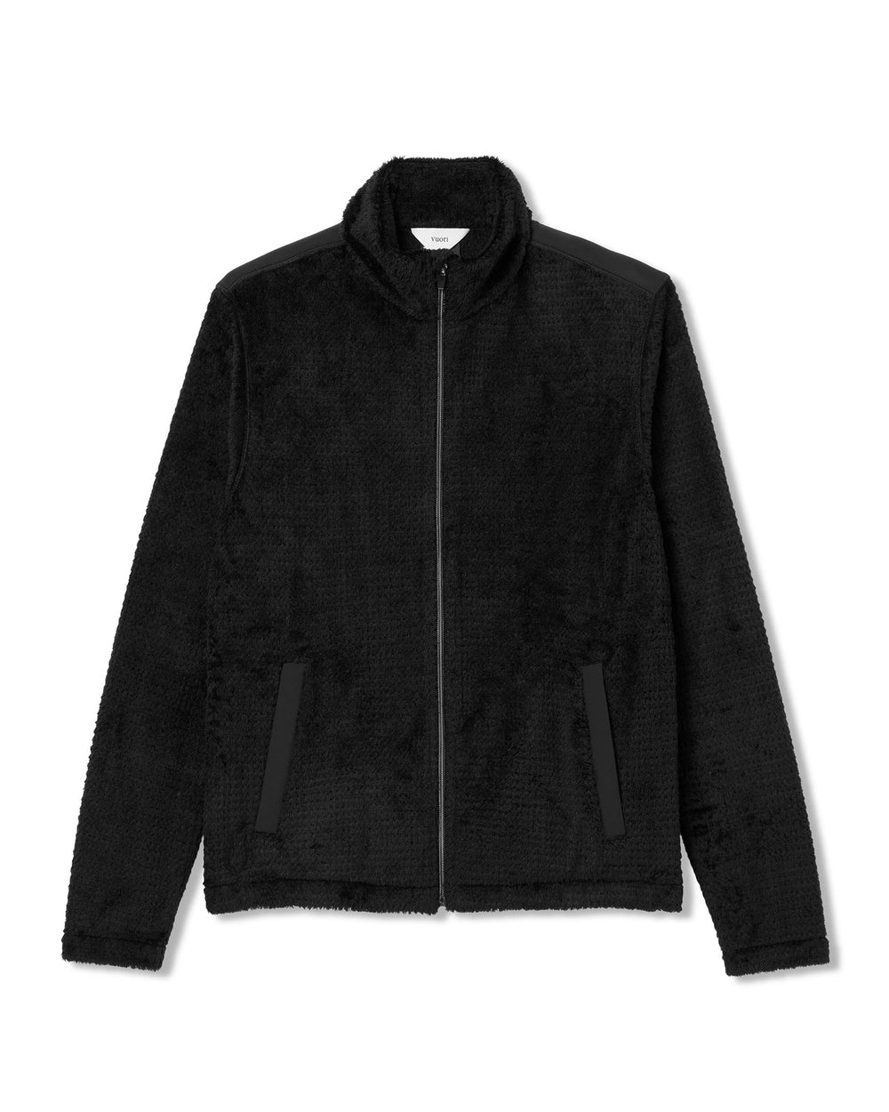Fairfield Full Zip Jacket Men's Black Fleece Jacket | Vuori Clothing