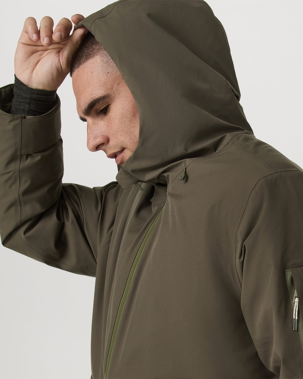 Bering Down Parka Warm Men's Oregano Jacket | Vuori