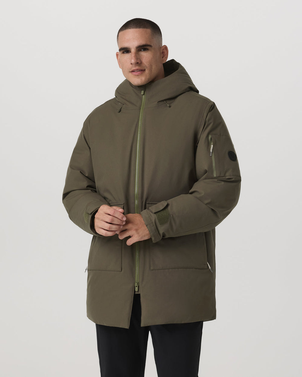 Bering Down Parka Warm Men's Oregano Jacket | Vuori