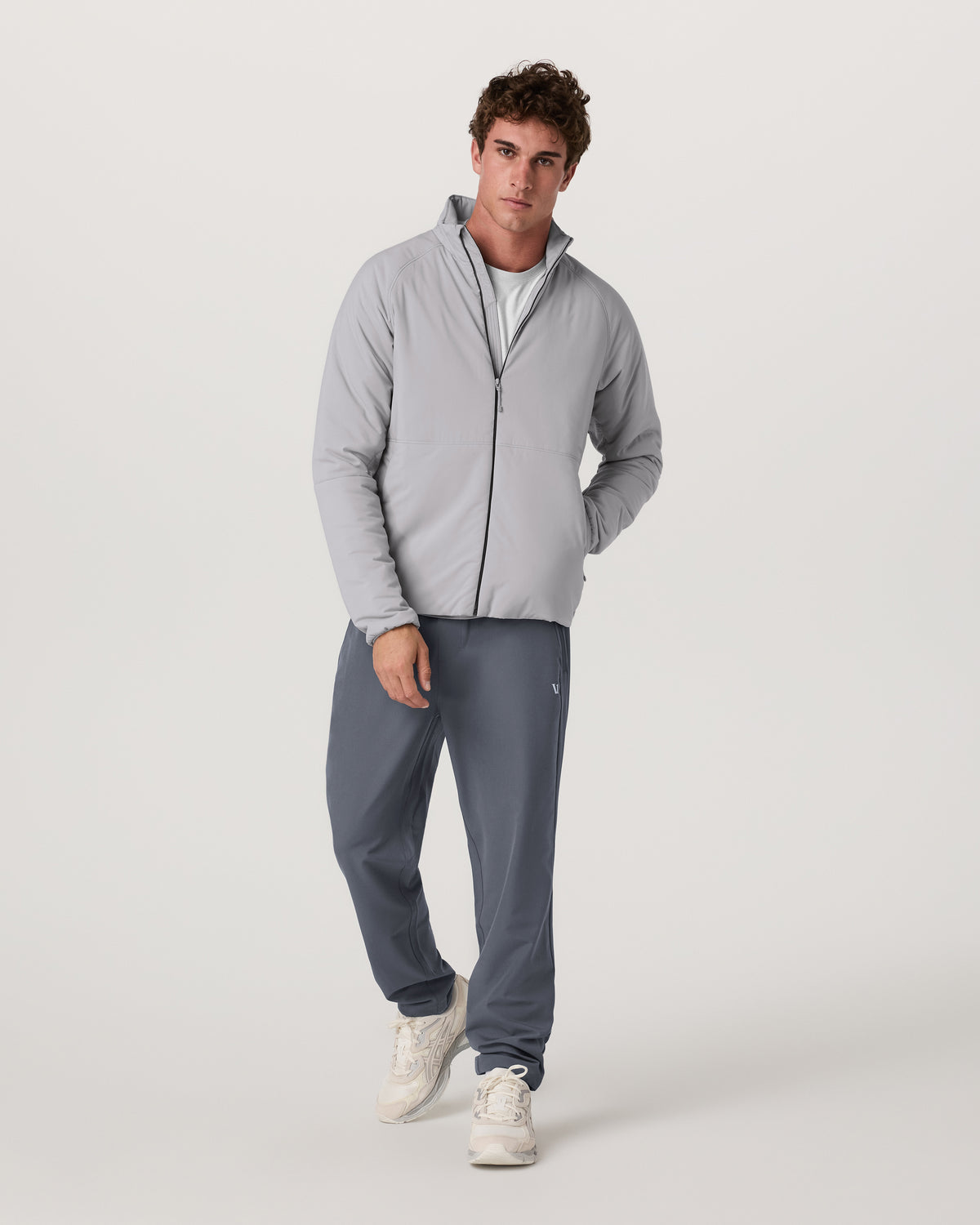 Malin Hybrid Jacket Men's Classic Fit Sea Fog Jacket | Vuori Sale
