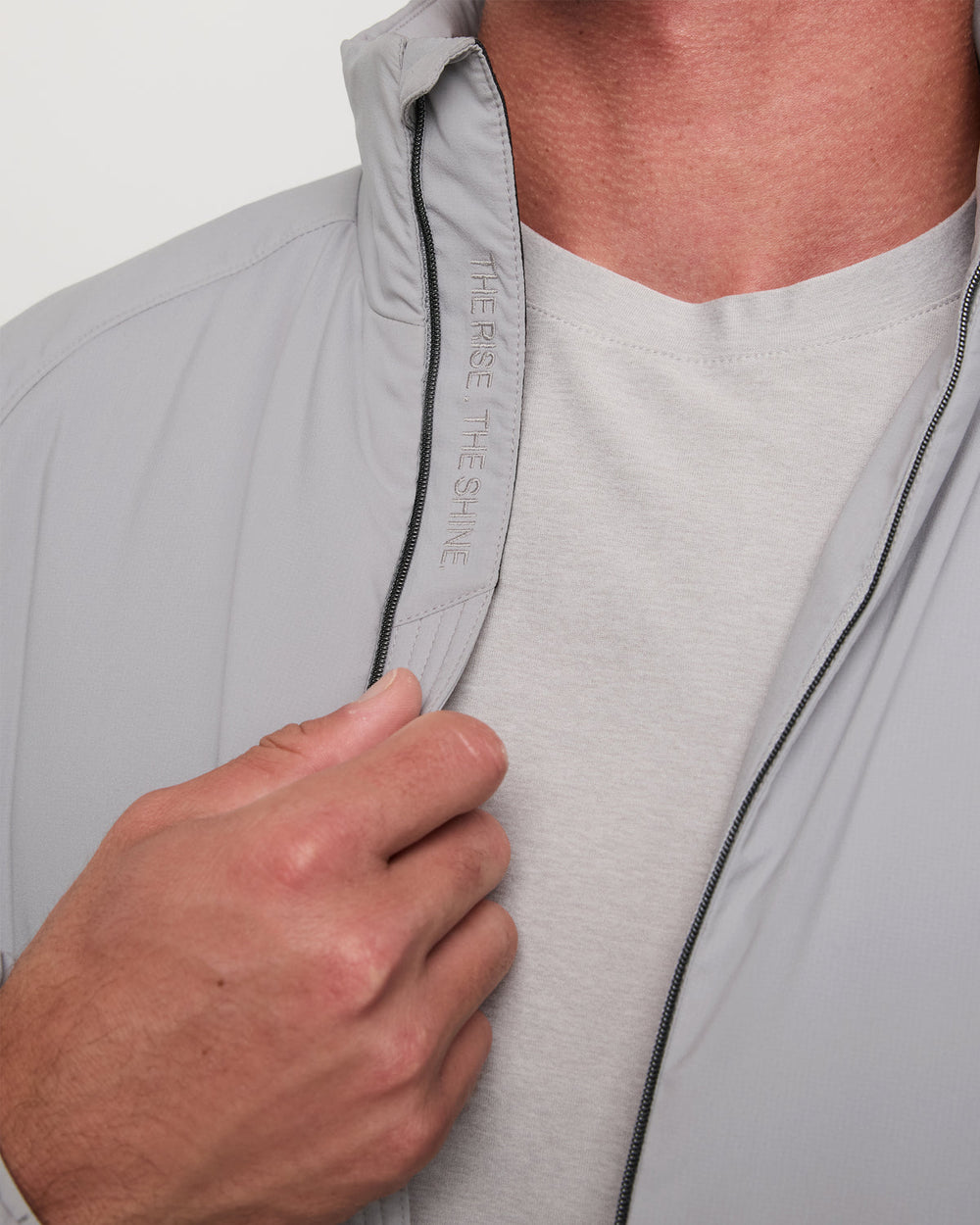 Malin Hybrid Jacket Men's Classic Fit Sea Fog Jacket | Vuori Sale