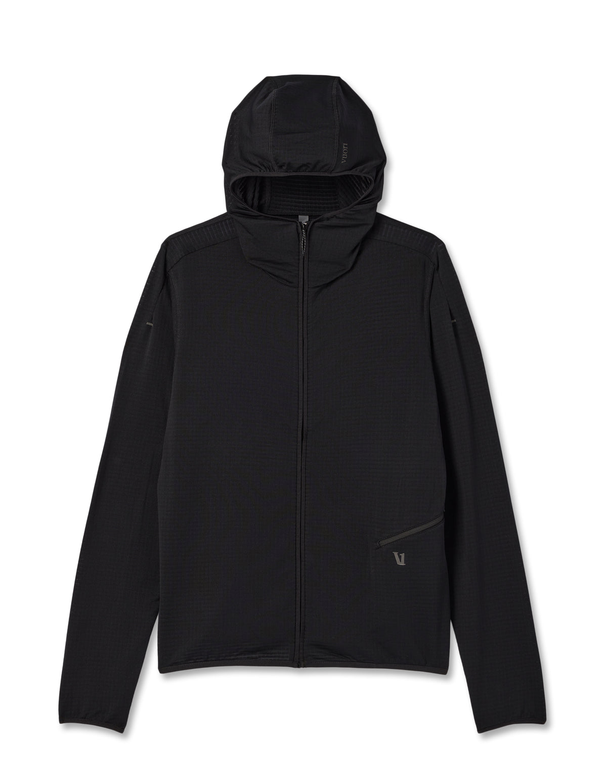 Powergrid Full Zip Jacket 2.0 Men's Black Fleece Jacket | Vuori On sale