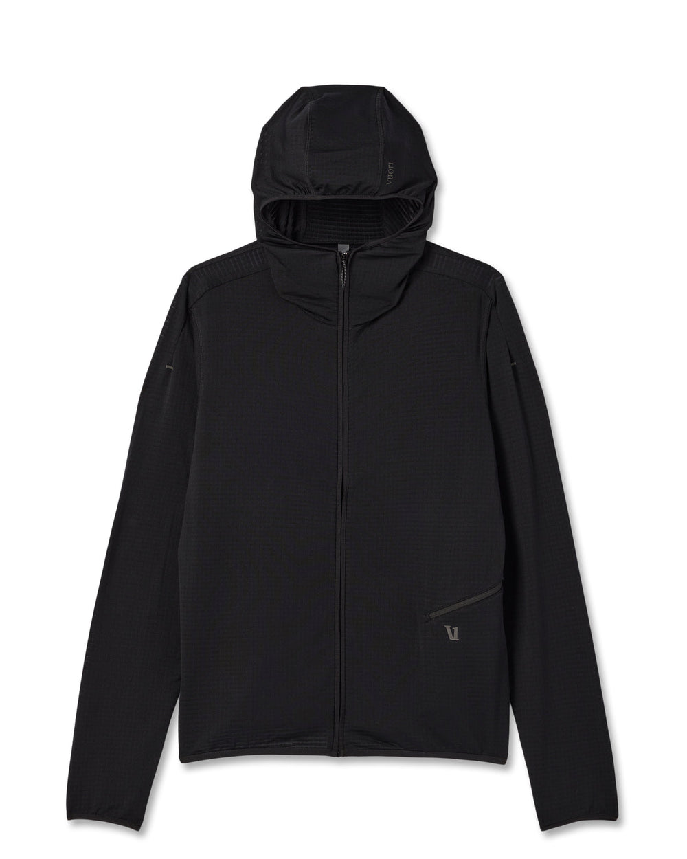 Powergrid Full Zip Jacket 2.0 Men's Black Fleece Jacket | Vuori On sale