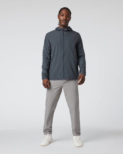 Outdoor Trainer Shell Dark Pewter Linen Texture | Vuori For sale