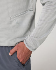 Powergrid Full Zip Jacket 2.0 Men's Sea Fog Fleece Jacket | Vuori Online