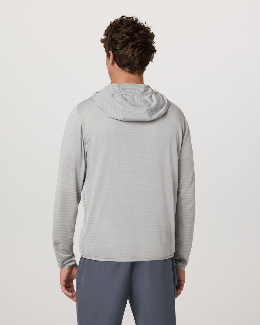 Powergrid Full Zip Jacket 2.0 Men's Sea Fog Fleece Jacket | Vuori Online