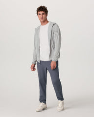 Powergrid Full Zip Jacket 2.0 Men's Sea Fog Fleece Jacket | Vuori Online