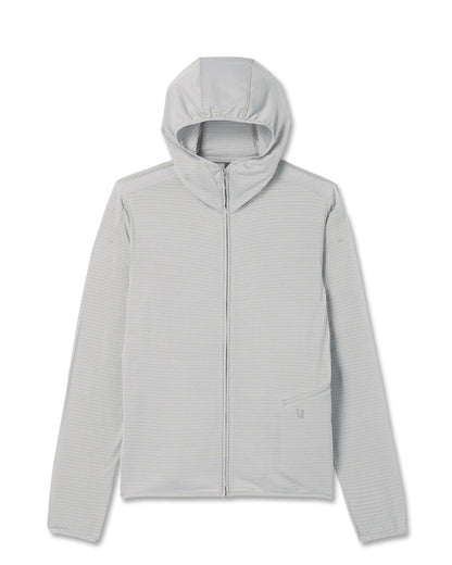 Powergrid Full Zip Jacket 2.0 Men's Sea Fog Fleece Jacket | Vuori Online