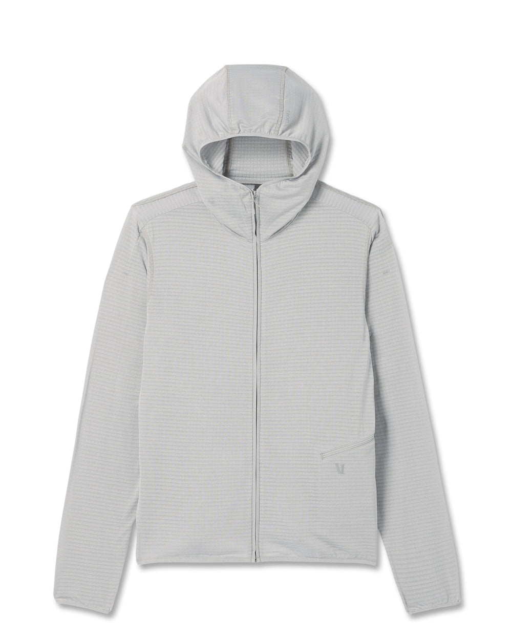 Powergrid Full Zip Jacket 2.0 Men's Sea Fog Fleece Jacket | Vuori Online