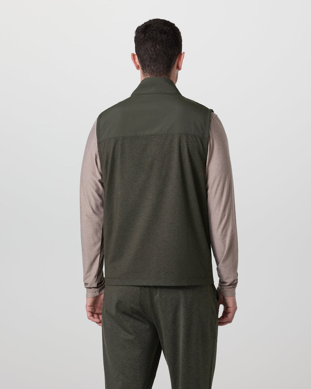 Sunday Element Vest Men's Kale Heather Vest | Vuori Outlet