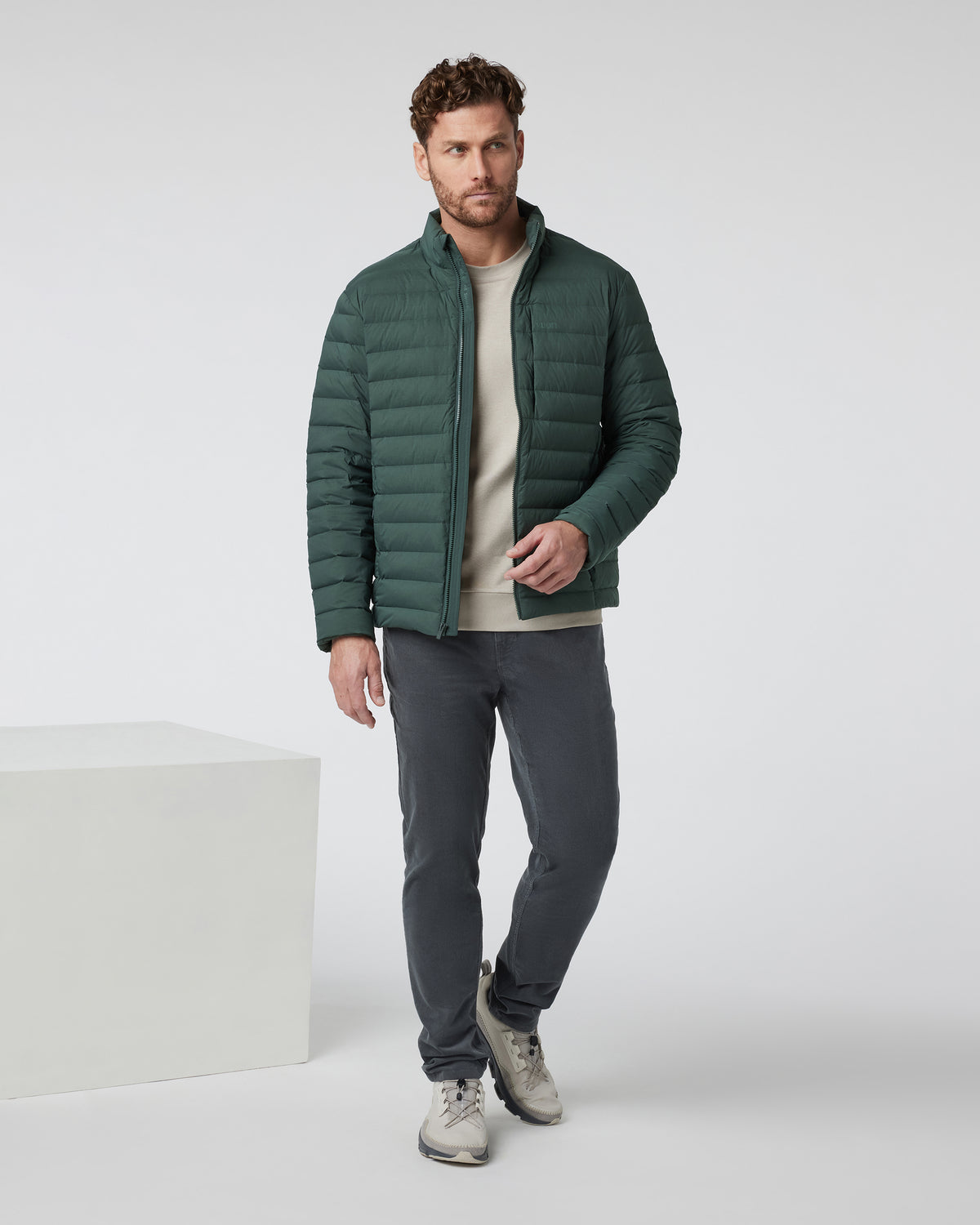 Steadfast Insulated Full Zip Jacket Aspen | Vuori Clothing