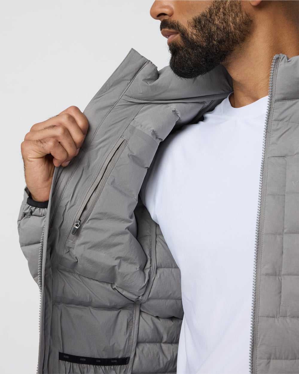 Steadfast Insulated Full Zip Jacket Shiitake | Vuori