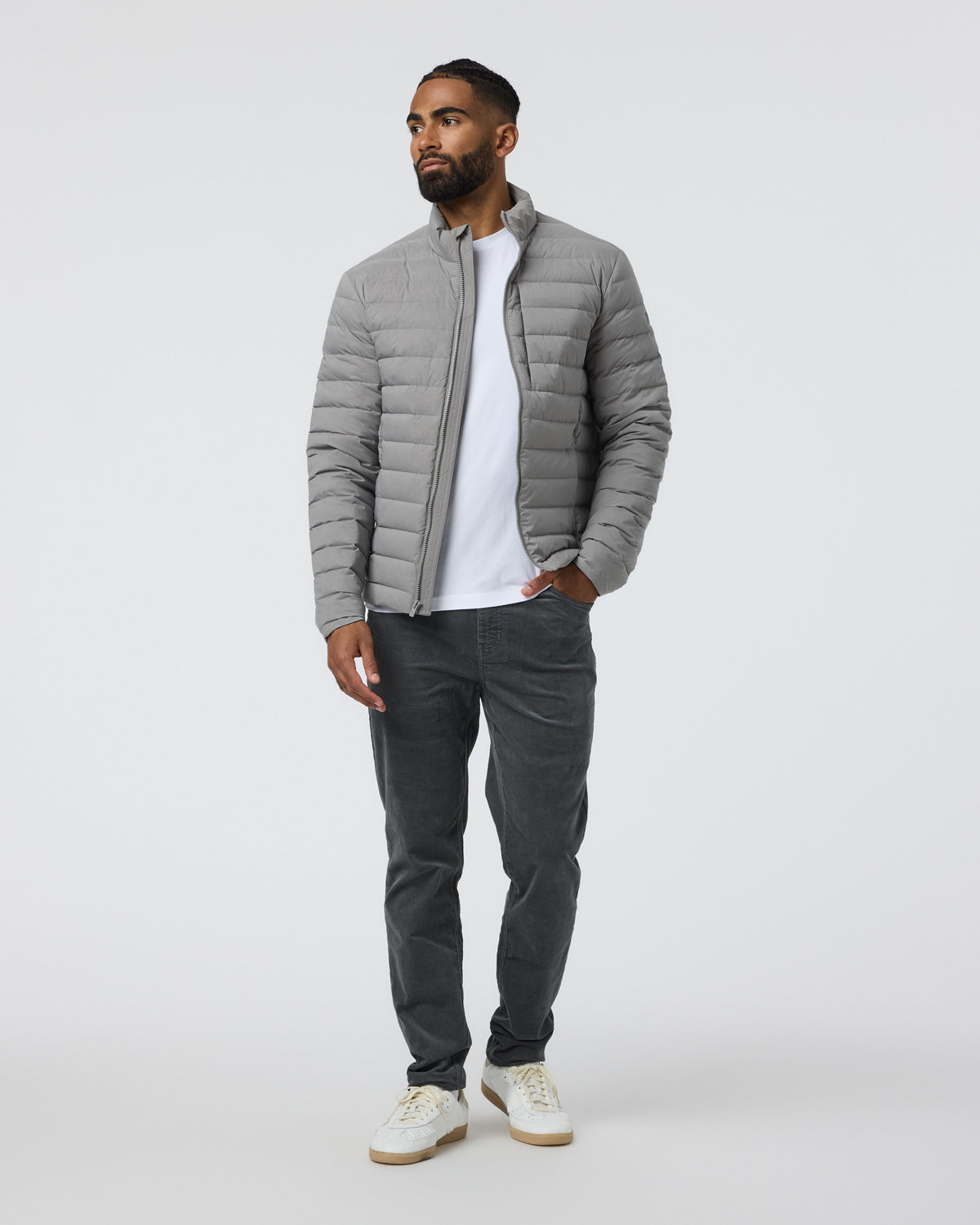 Steadfast Insulated Full Zip Jacket Shiitake | Vuori