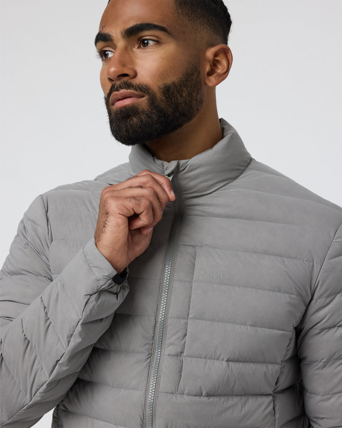 Steadfast Insulated Full Zip Jacket Shiitake | Vuori