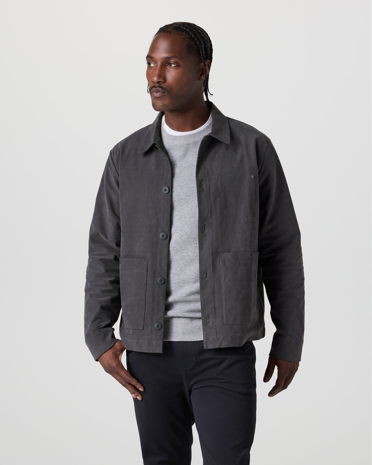 Timor Chore Jacket Charcoal | Vuori Discount