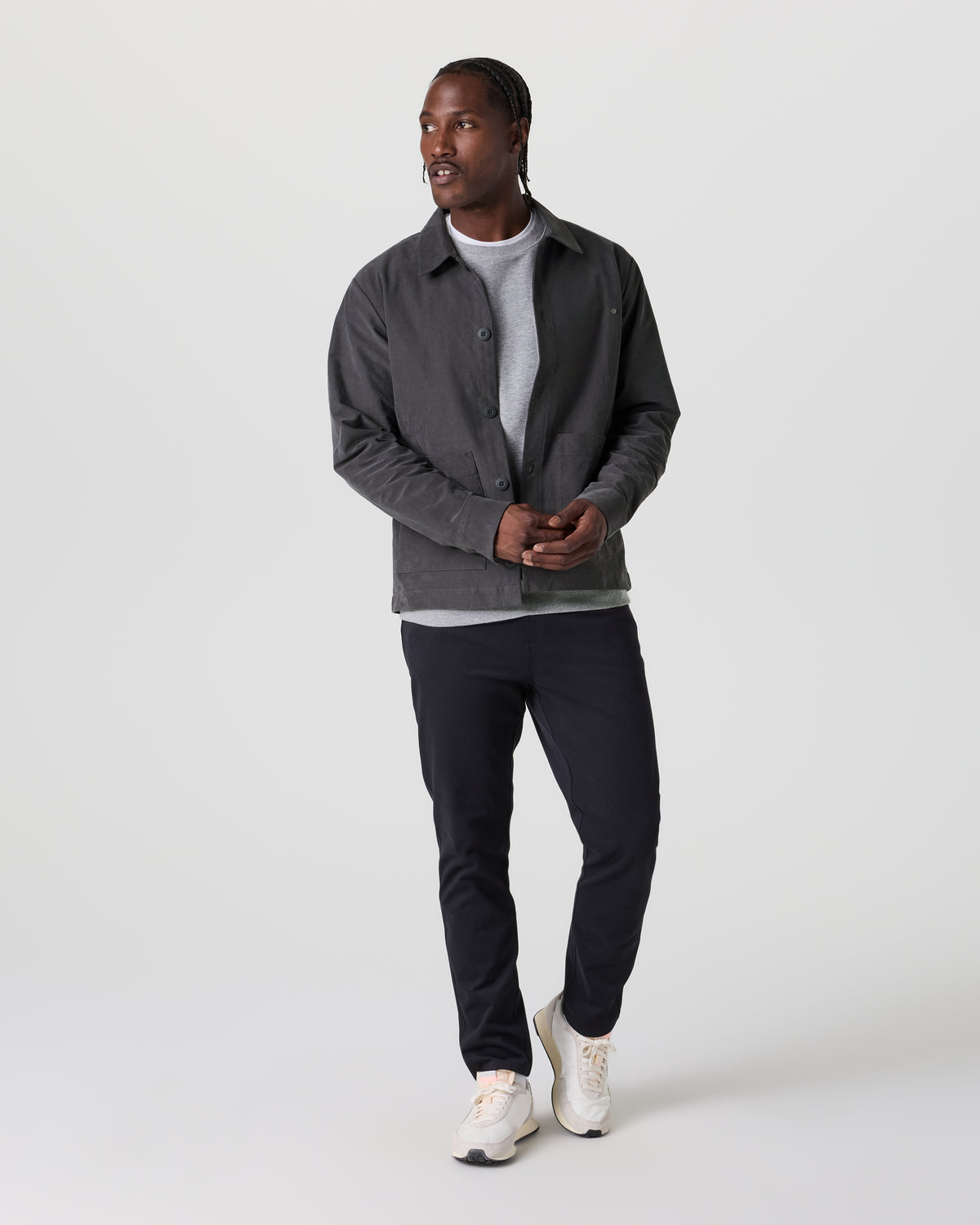 Timor Chore Jacket Charcoal | Vuori Discount