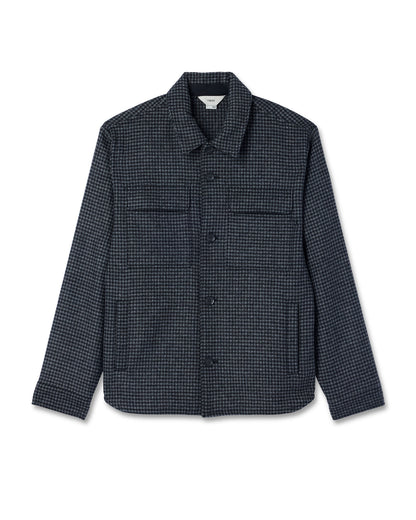 Ridge Natural Shirt Jacket Men's Grey Button-Up Jacket | Vuori Sale