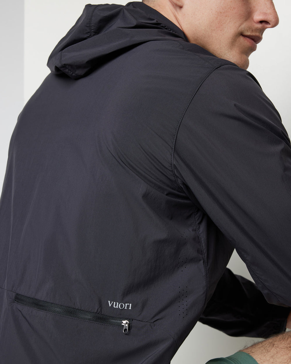 Ronan Packable Jacket Black Water Repellent Jacket | Vuori On sale