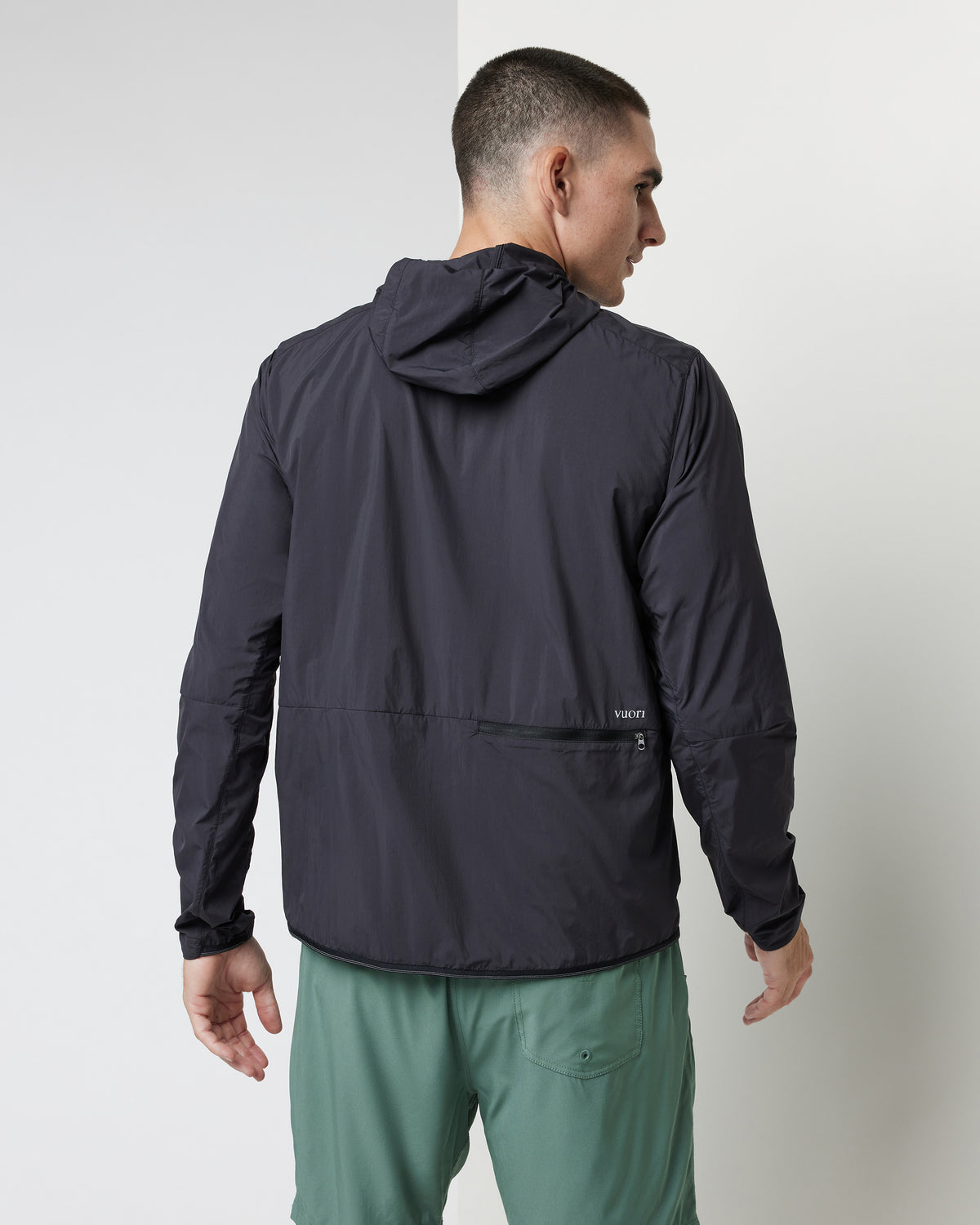 Ronan Packable Jacket Black Water Repellent Jacket | Vuori On sale