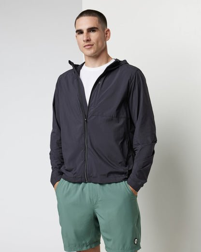 Ronan Packable Jacket Black Water Repellent Jacket | Vuori On sale