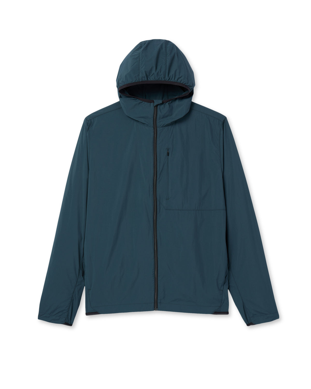 Ronan Packable Jacket Deep Sea French Terry Shirt | Vuori For sale