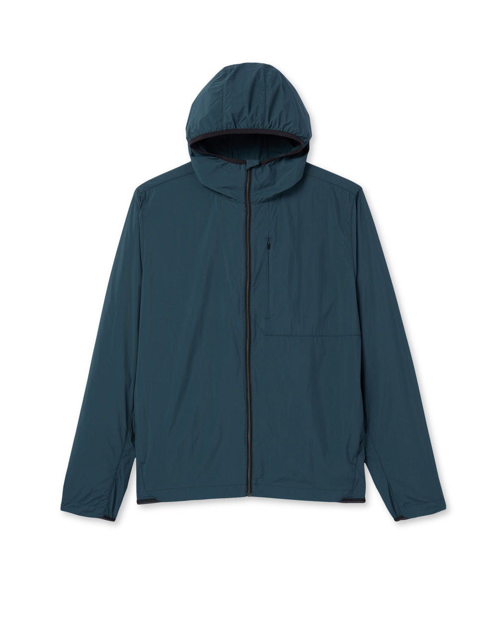 Ronan Packable Jacket Deep Sea French Terry Shirt | Vuori For sale