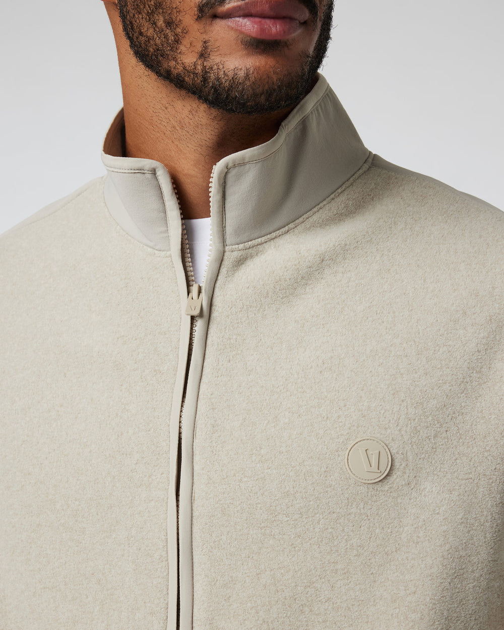 Aspen Full Zip Jacket Toast Fleece Jacket | Vuori Online