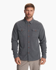 Aspen Shirt Jacket Men's Heather Grey Shirt Jacket | Vuori US