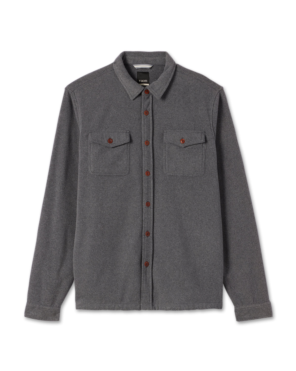 Aspen Shirt Jacket Men's Heather Grey Shirt Jacket | Vuori US
