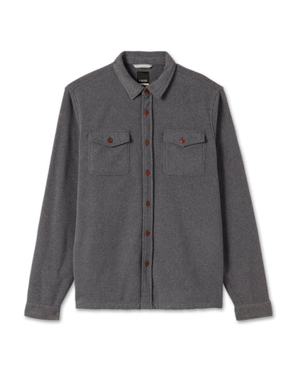 Aspen Shirt Jacket Men's Heather Grey Shirt Jacket | Vuori US