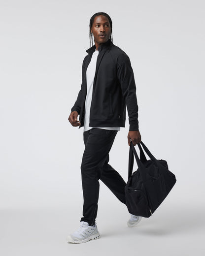 Coronado Novelty Full Zip Men's Black Heather Jacket | Vuori