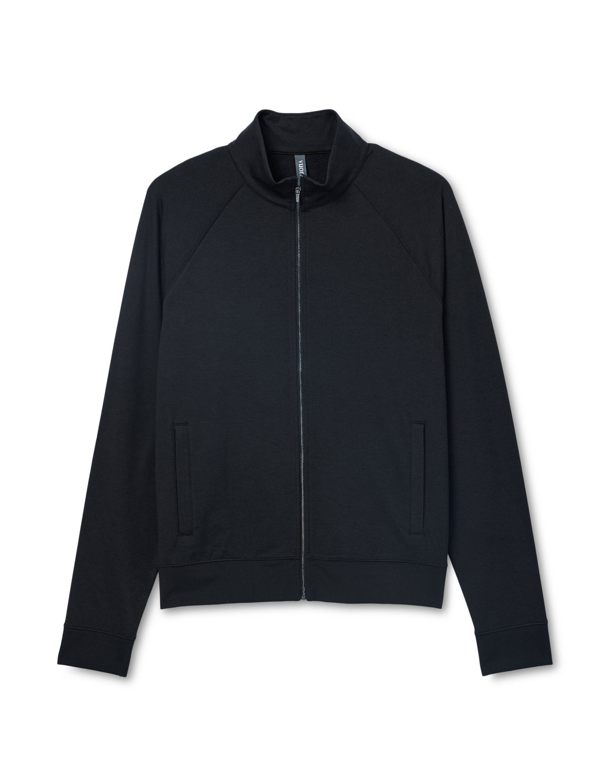 Coronado Novelty Full Zip Men's Black Heather Jacket | Vuori