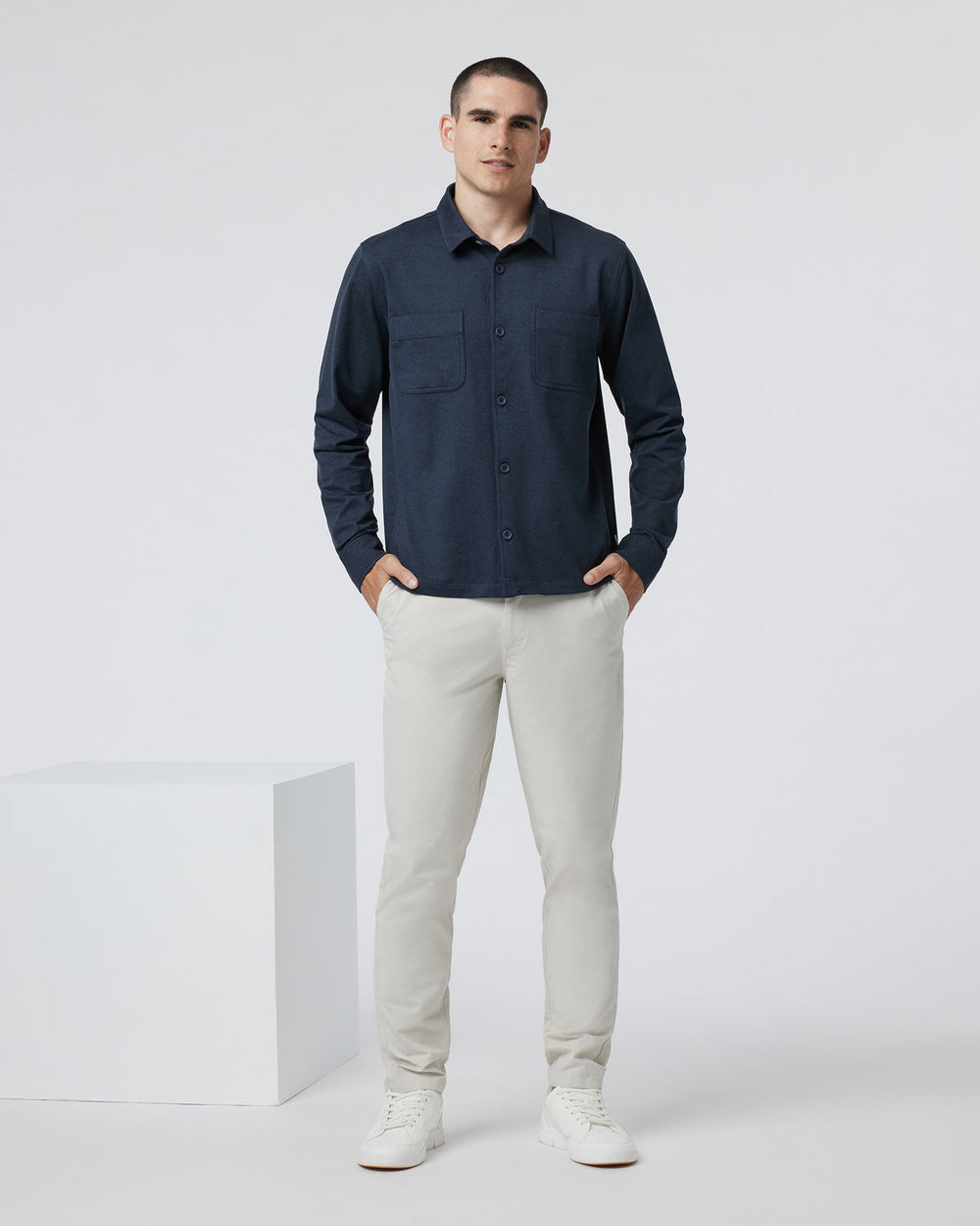 Coronado Shirt Jacket Midnight Heather | Vuori Sale